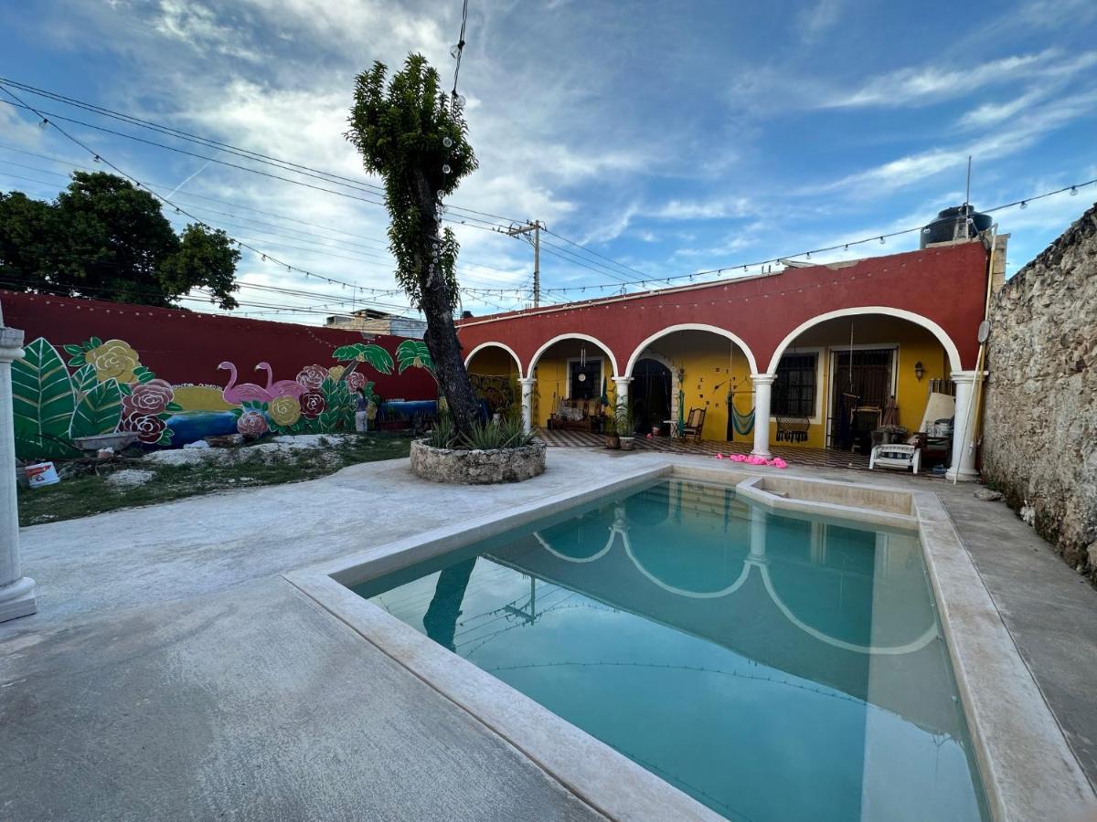 La Casa Rosal, Pool Villa Campeche Eksteriør bilde